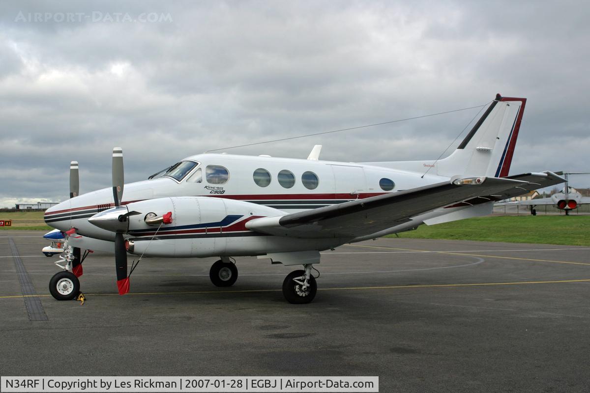 N34RF, 1994 Beech C90B King Air C/N LJ-1371, Beech C90B King Air