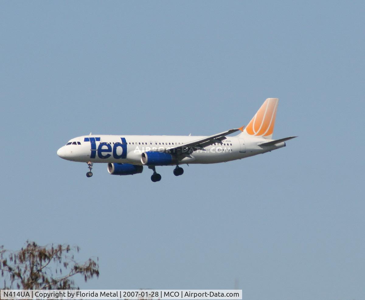 N414UA, 1994 Airbus A320-232 C/N 0472, Ted