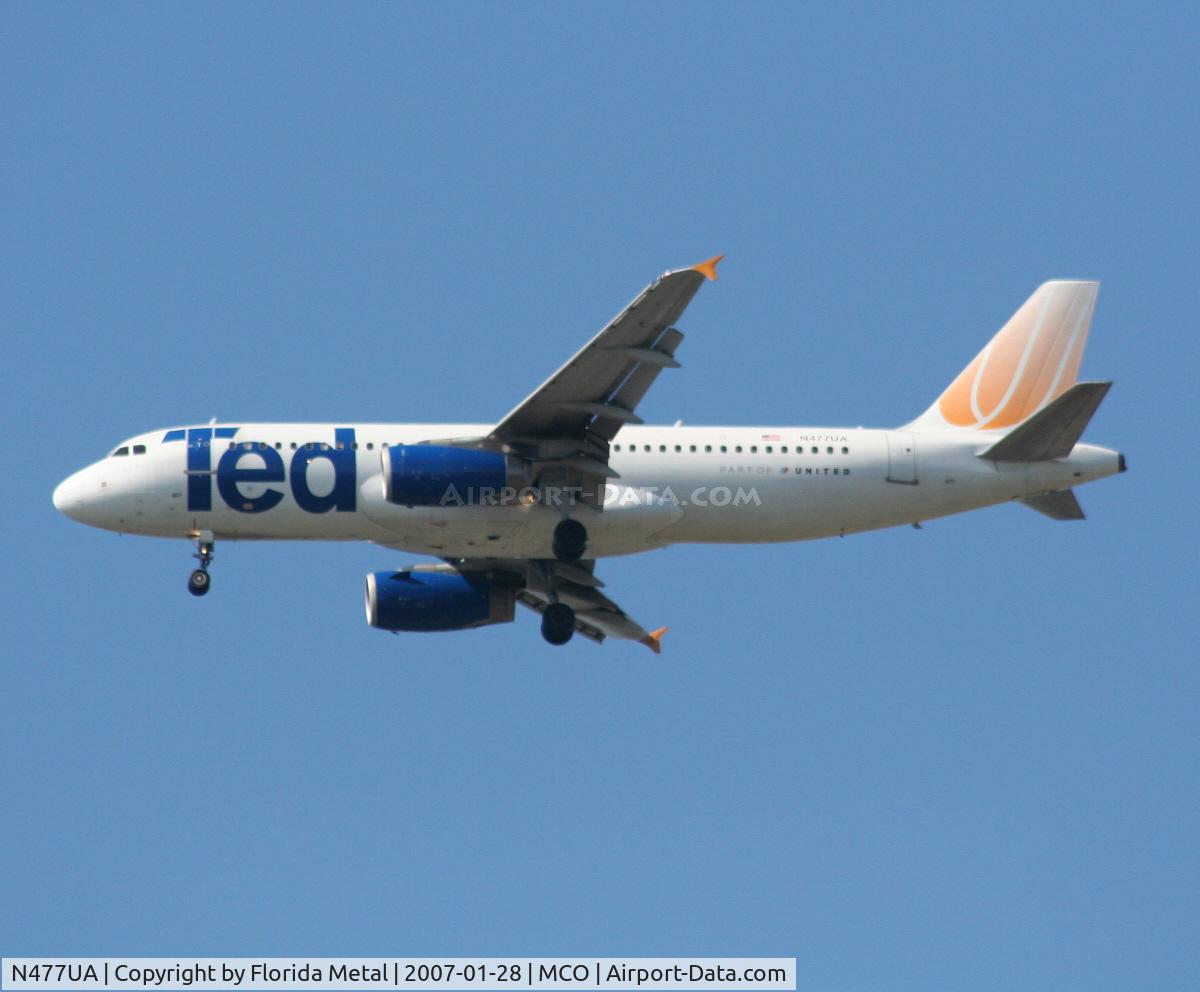 N477UA, 2001 Airbus A320-232 C/N 1514, Ted