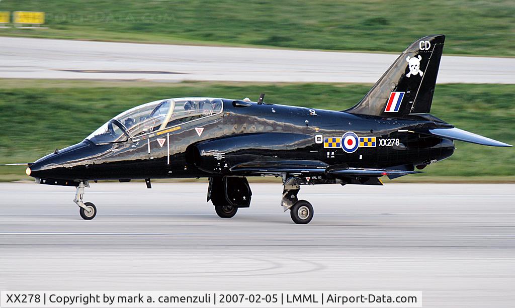 XX278, 1978 Hawker Siddeley Hawk T.1A C/N 103/312103, MILITARY