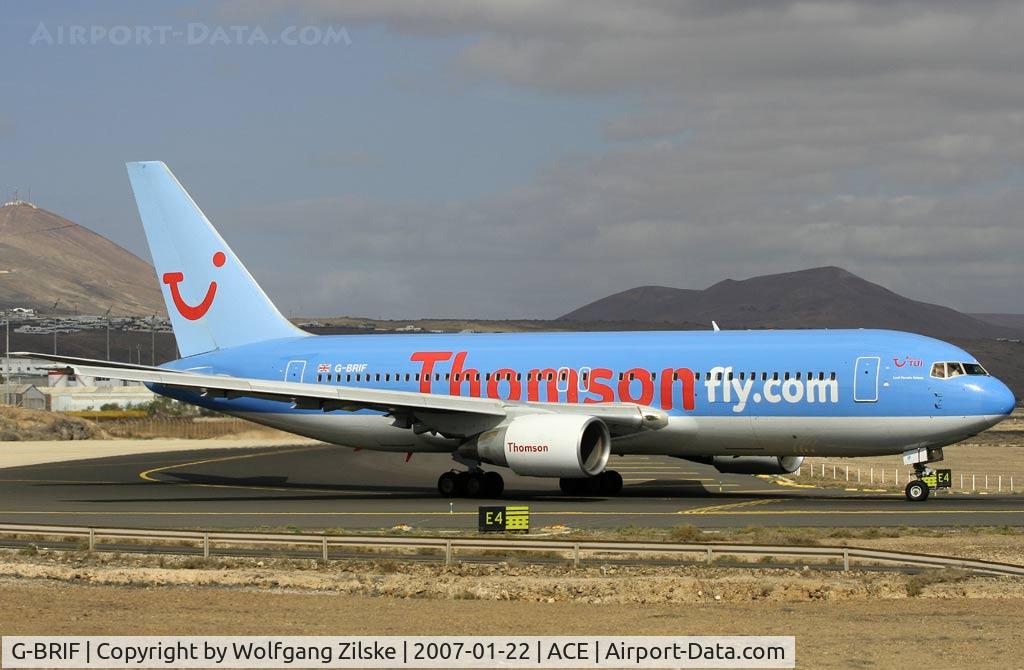 G-BRIF, 1990 Boeing 767-204/ER C/N 24736, visitor