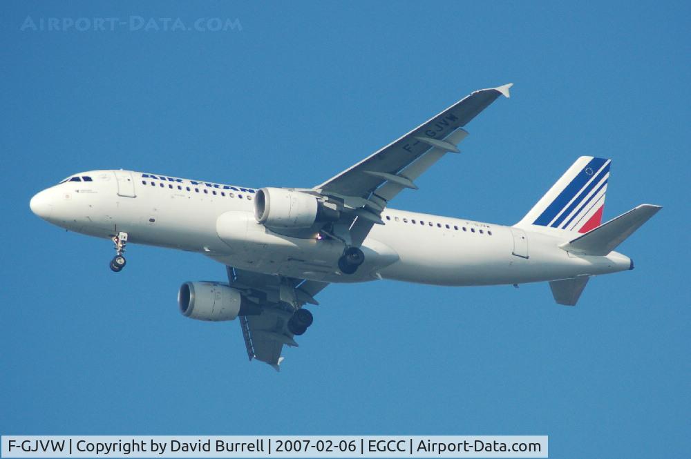 F-GJVW, 1994 Airbus A320-211 C/N 0491, Air France - Landing