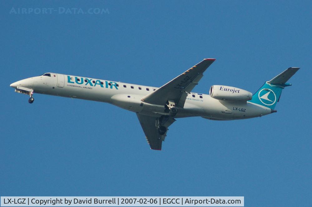 LX-LGZ, 2000 Embraer EMB-145LU (ERJ-145LU) C/N 145258, Luxair - Landing
