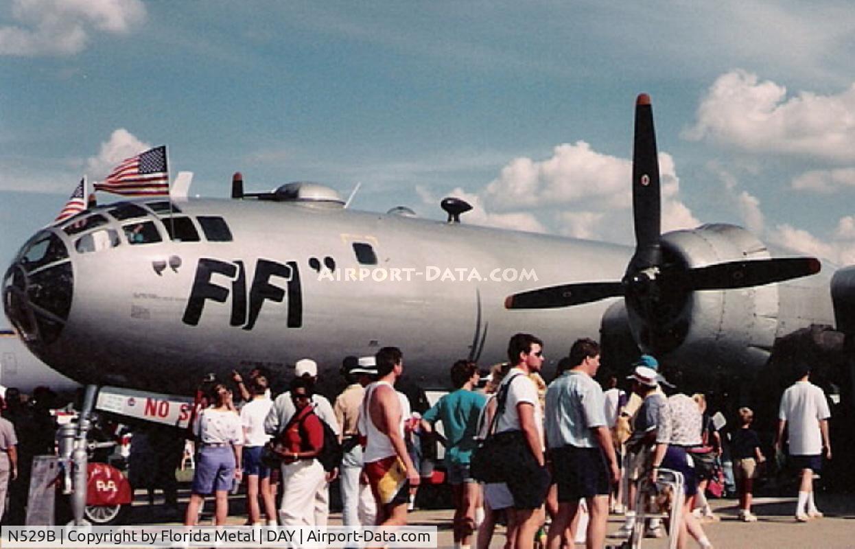 N529B, 1944 Boeing B-29A-60-BN Superfortress C/N 11547, Fifi at Dayton Airshow back in 1995