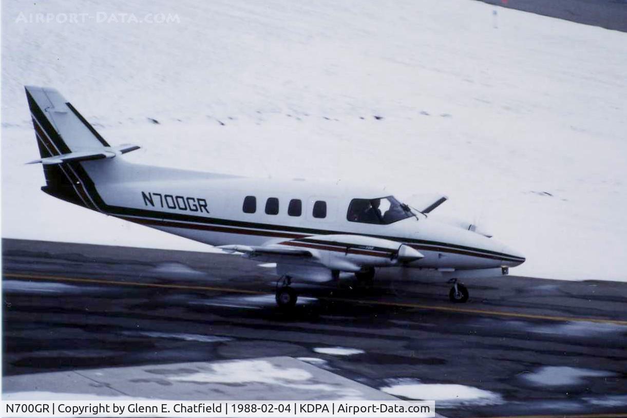 N700GR, 1978 Rockwell International 700 C/N 70012, Photo taken for aircraft recognition training