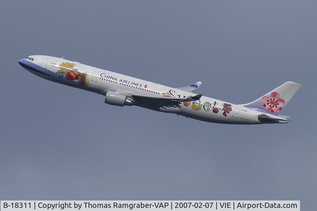 B-18311, 2006 Airbus A330-202 C/N 752, China Airlines Airbus A330-300