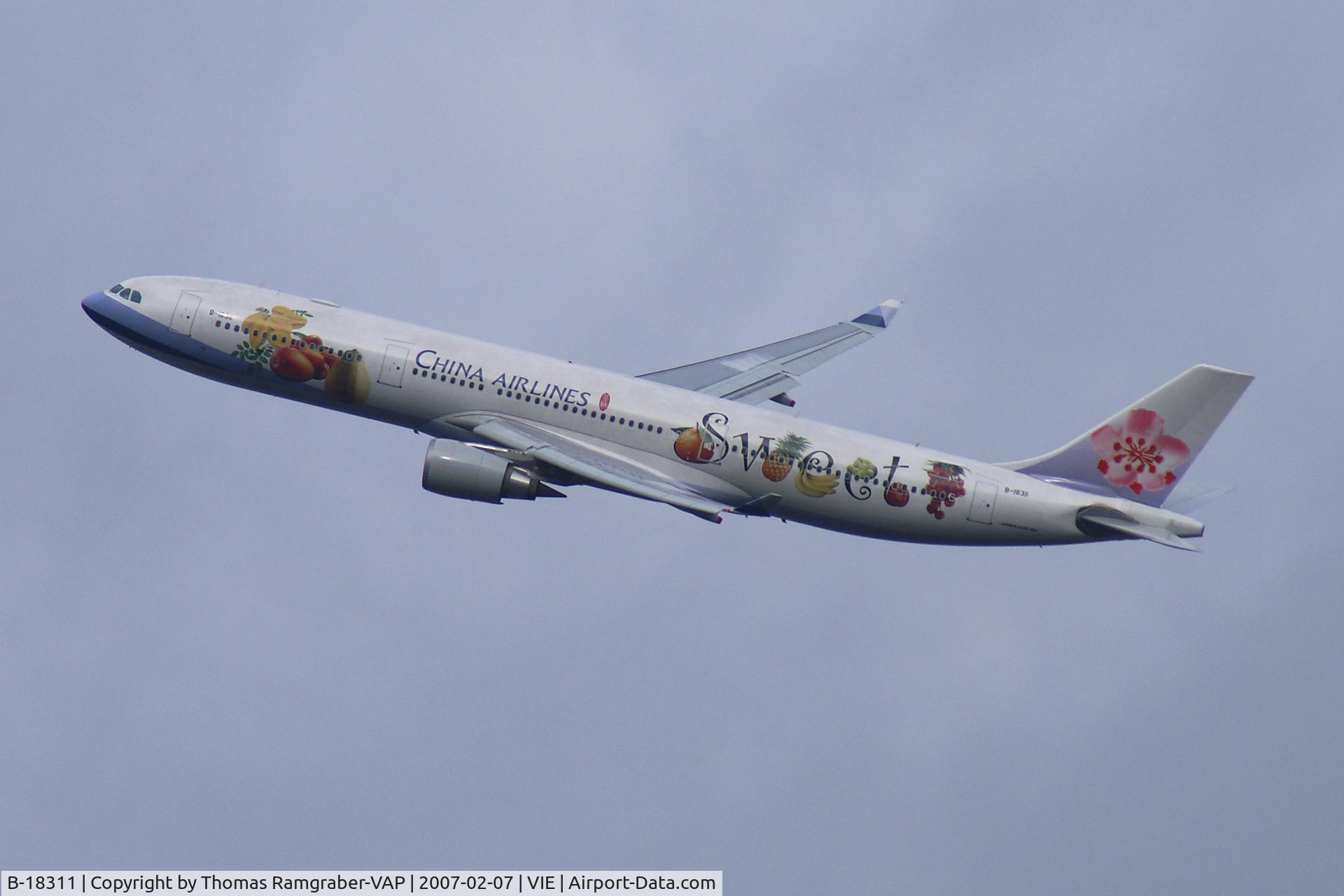 B-18311, 2006 Airbus A330-202 C/N 752, China Airlines Airbus A330-300
