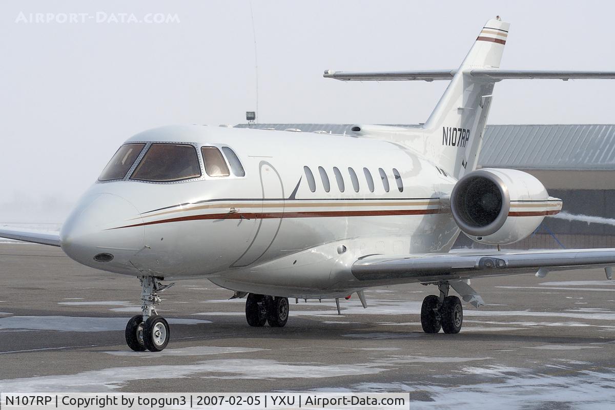 N107RP, 1993 British Aerospace BAe.125-1000A C/N 259038, Ready for departure from Ramp III