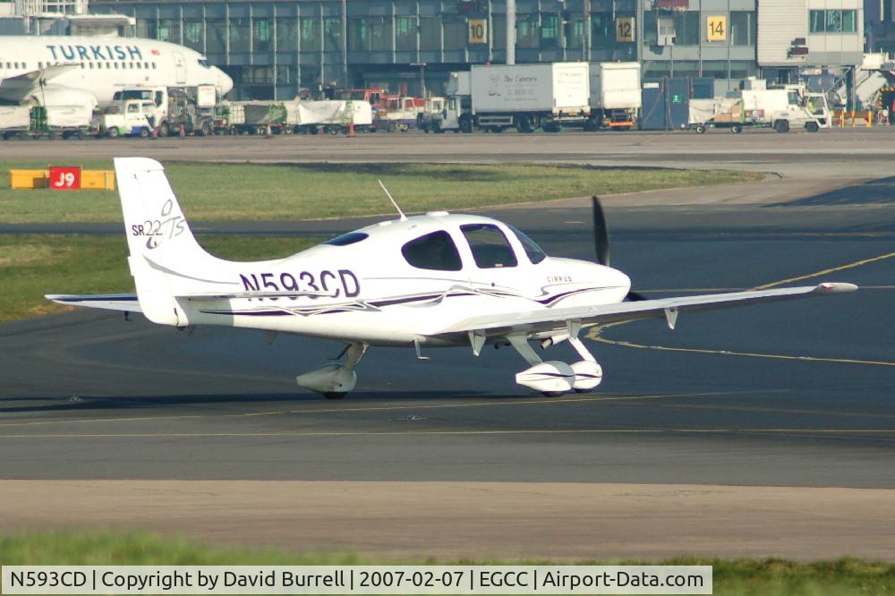 N593CD, 2006 Cirrus SR22 GTS C/N 1809, Cirrus - Taxiing