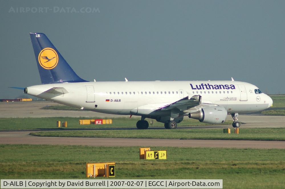 D-AILB, 1996 Airbus A319-114 C/N 610, Lufthansa - Taxiing