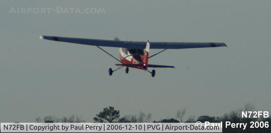 N72FB, 1974 Cessna 172M C/N 17264222, Airborne, off for some dusk flying