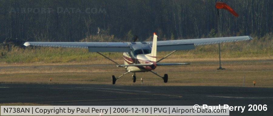 N738AN, 1977 Cessna 172N C/N 17269826, About to leave some rubber on the runway