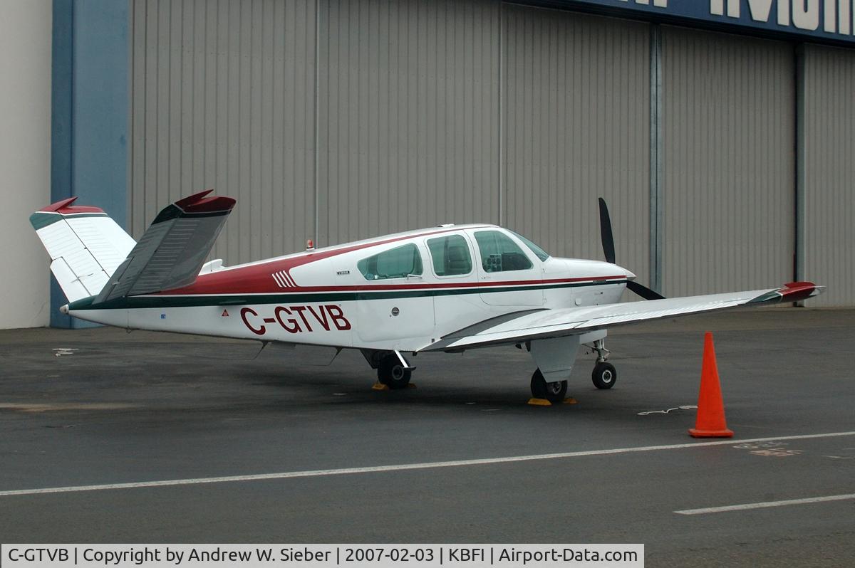 C-GTVB, 1973 Beech V35B Bonanza C/N D-9481, At BFI