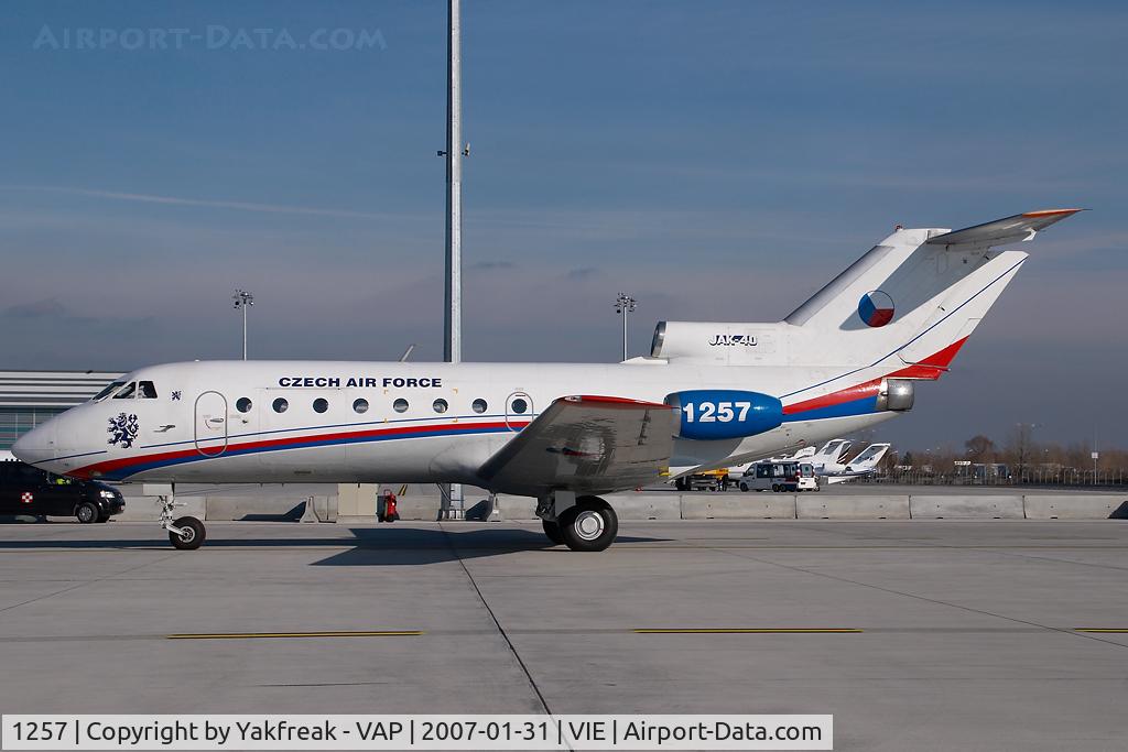 1257, 1978 Yakovlev Yak-40K C/N 9821257, Czech Air Force Yakovlev 40