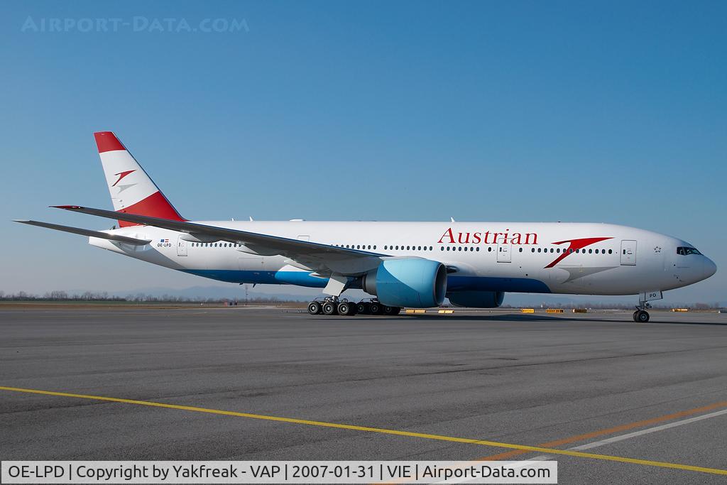 OE-LPD, 2006 Boeing 777-2Z9/ER C/N 35960, Austrian Airlines Boeing 777-200