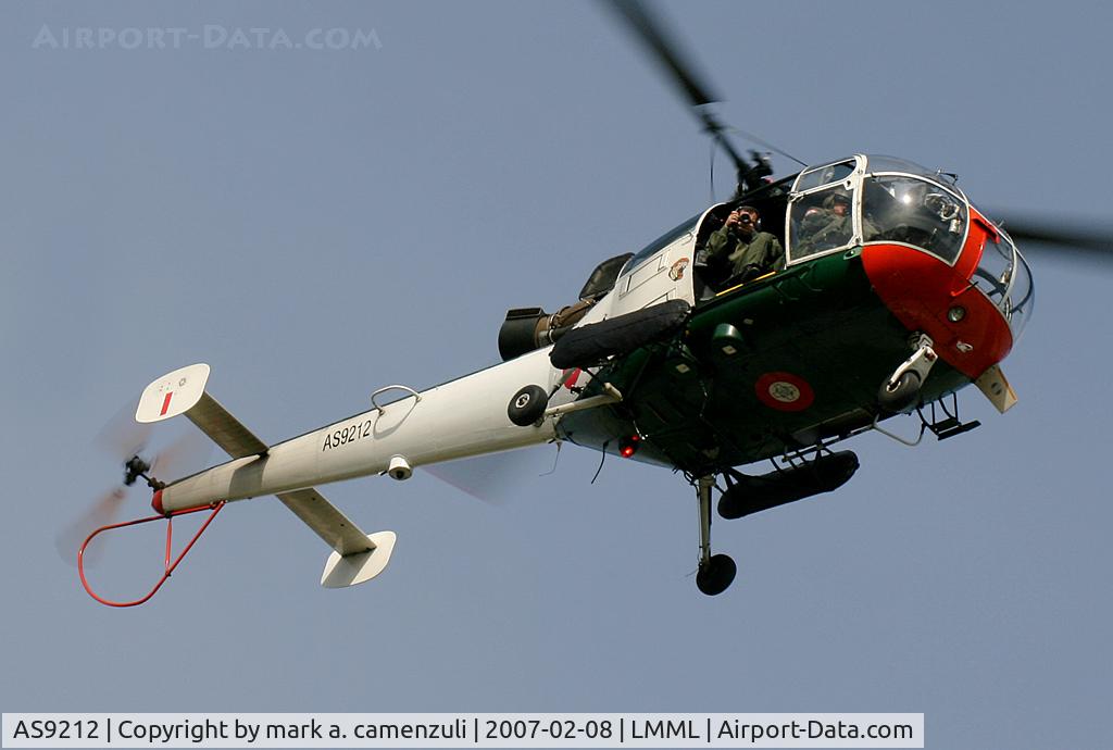 AS9212, Aerospatiale SA-316B Alouette III C/N 2315, HELICOPTER