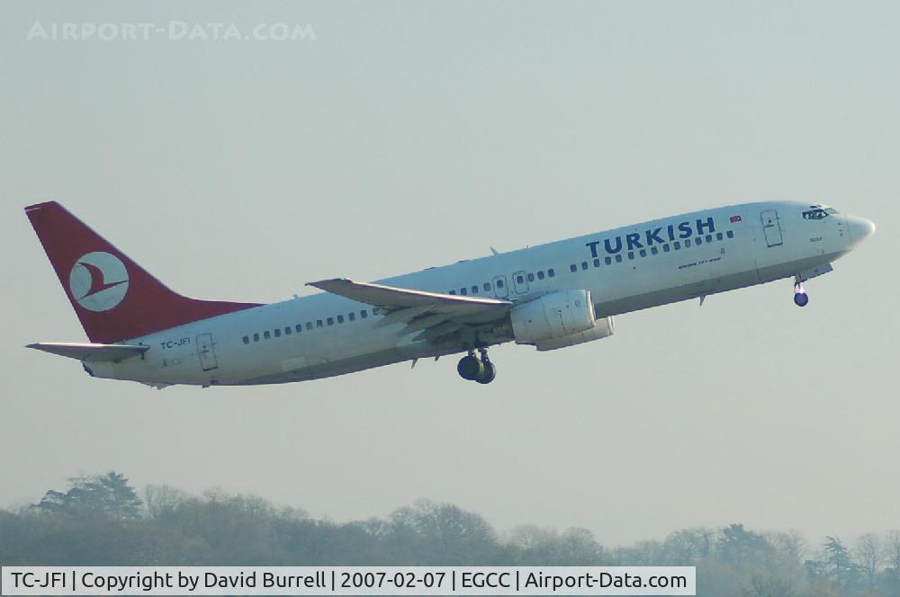 TC-JFI, 1999 Boeing 737-8F2 C/N 29771, Turkish - Taking Off