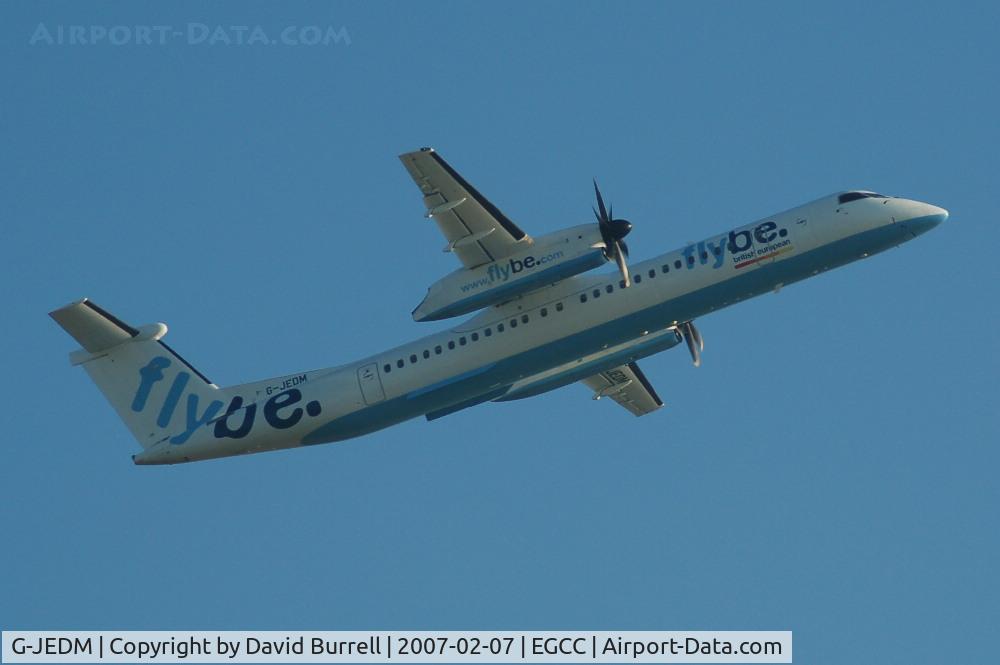 G-JEDM, 2003 De Havilland Canada DHC-8-402Q Dash 8 C/N 4077, Flybe - Taking Off
