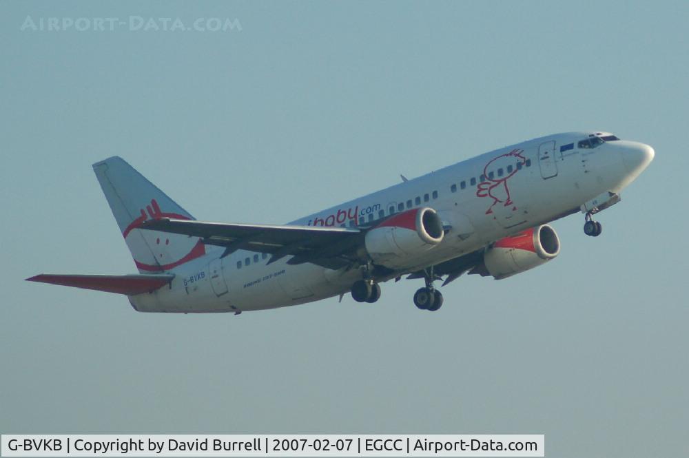 G-BVKB, 1994 Boeing 737-59D C/N 27268, bmibaby.com - Taking Off
