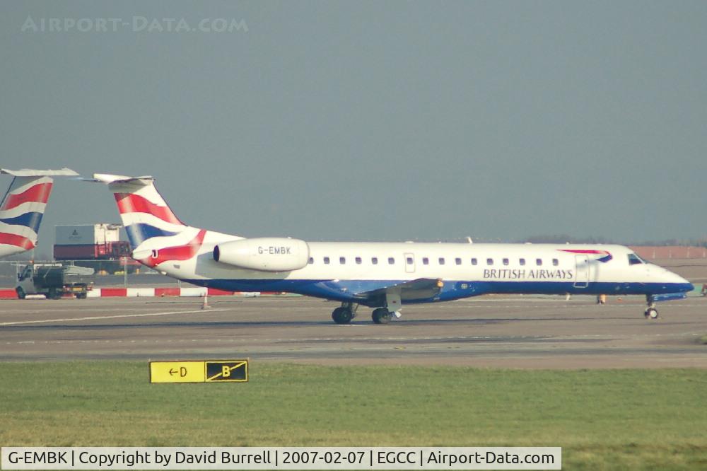 G-EMBK, 1999 Embraer EMB-145EU (ERJ-145EU) C/N 145167, British Airways -Taxiing