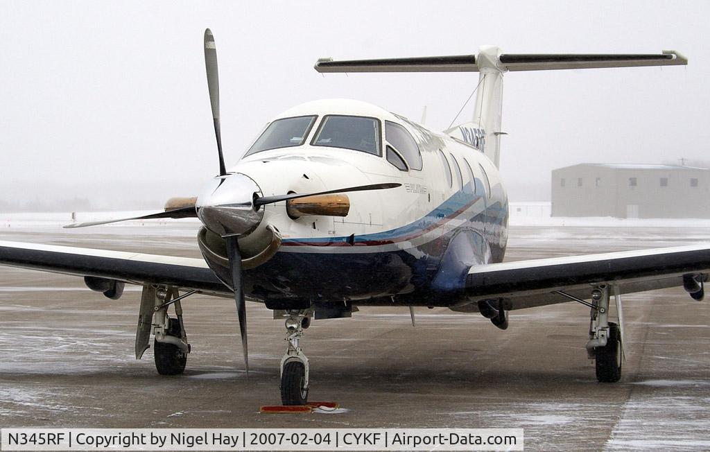 N345RF, 2000 Pilatus PC-12/45 C/N 345, Taken at CYKF