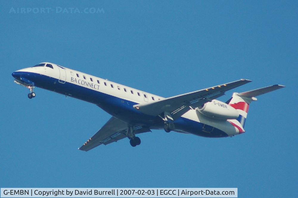 G-EMBN, 2000 Embraer EMB-145EP (ERJ-145EP) C/N 145201, British Airways - Landing