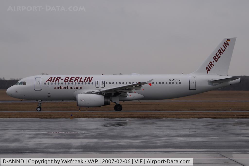 D-ANND, 2001 Airbus A320-232 C/N 1546, Air Berlin Airbus 320