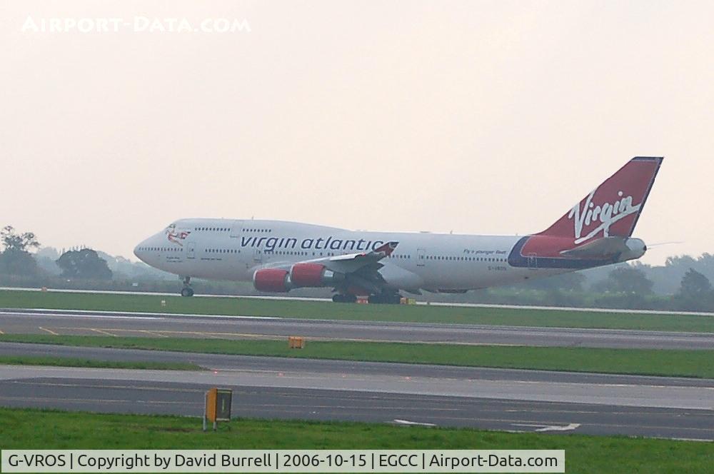 G-VROS, 2001 Boeing 747-443 C/N 30885, Virgin Atlantic - Landing