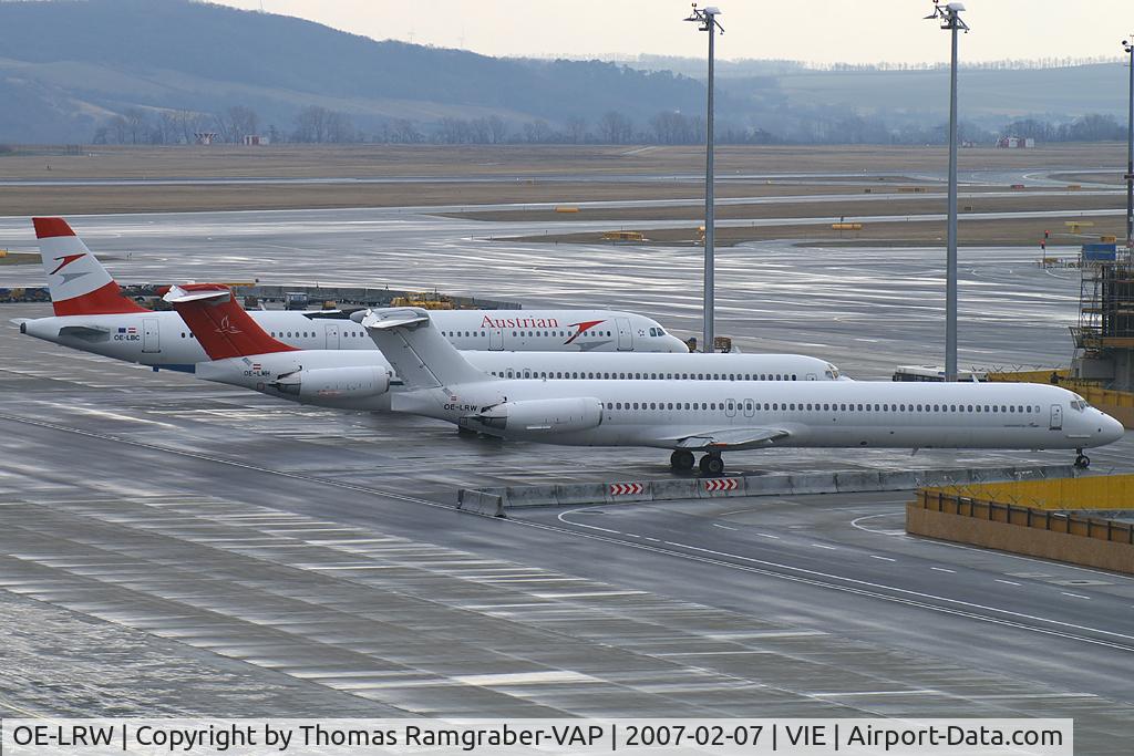 OE-LRW, 1989 McDonnell Douglas MD-83 (DC-9-83) C/N 49629, Map Jets MDD MD80