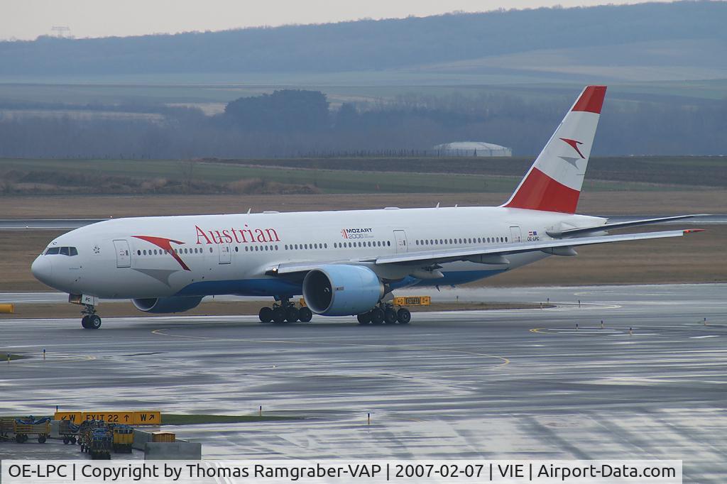 OE-LPC, 2002 Boeing 777-2Z9/ER C/N 29313, Austrian Airlines Boeing 777-200