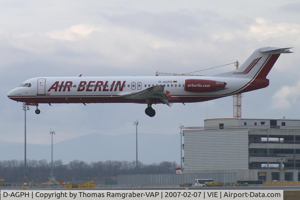 D-AGPH, 1990 Fokker 100 (F-28-0100) C/N 11308, Air Berlin Fokker 100