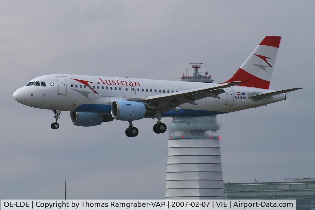 OE-LDE, 2005 Airbus A319-112 C/N 2494, Austrian Airlines Airbus A319