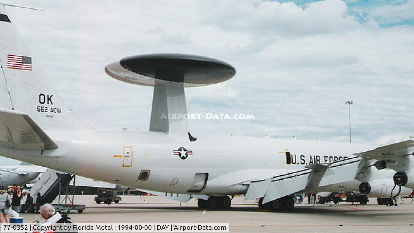 77-0352, 1977 Boeing E-3B Sentry C/N 21552, E-3 Sentry