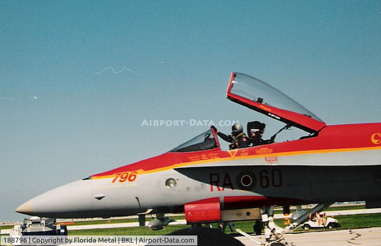 188796, 1987 McDonnell Douglas CF-188A Hornet C/N 0658/A539, CF-188