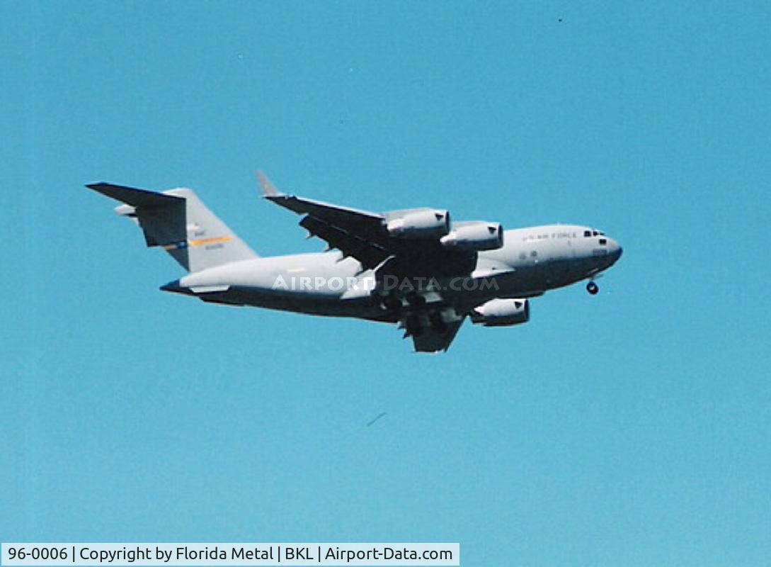 96-0006, 1996 McDonnell Douglas C-17A Globemaster III C/N P-38, C-17