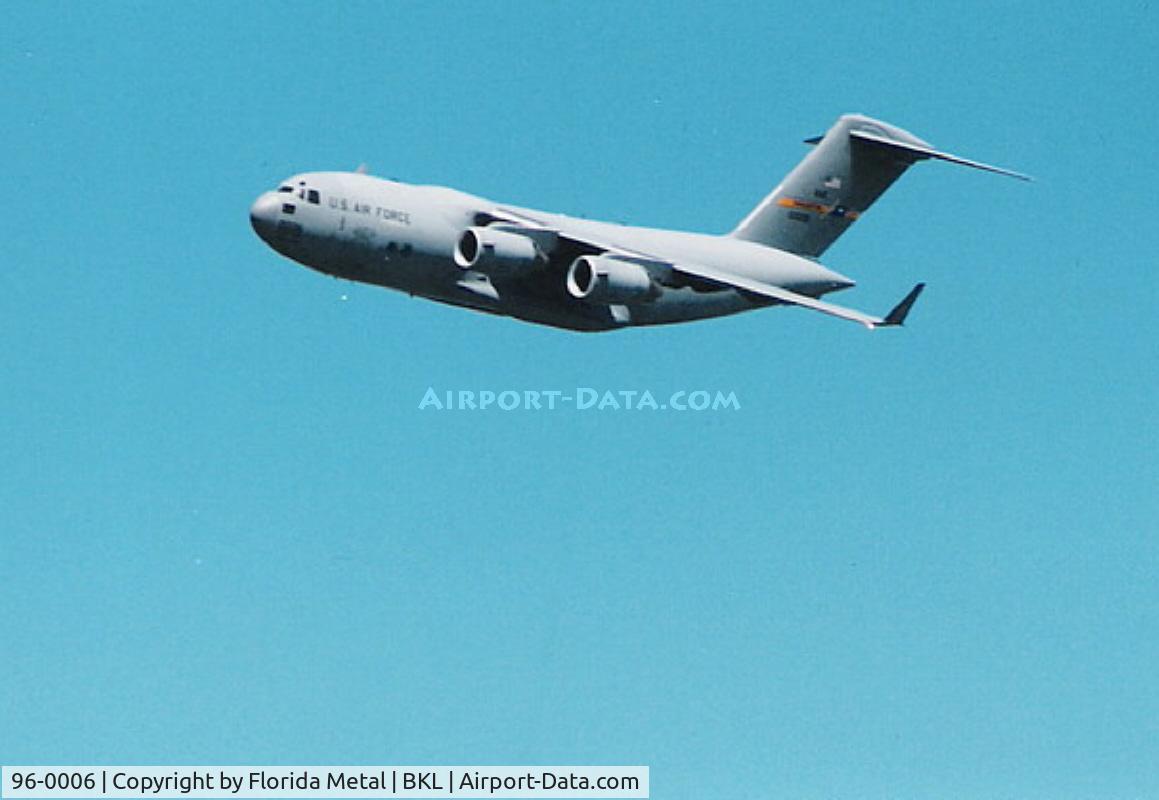 96-0006, 1996 McDonnell Douglas C-17A Globemaster III C/N P-38, C-17