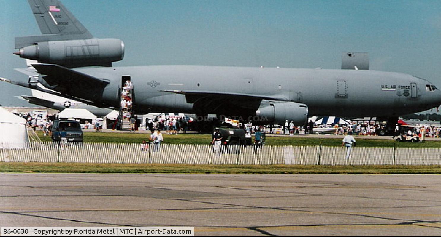 86-0030, 1986 McDonnell Douglas KC-10A Extender C/N 48243, KC-10