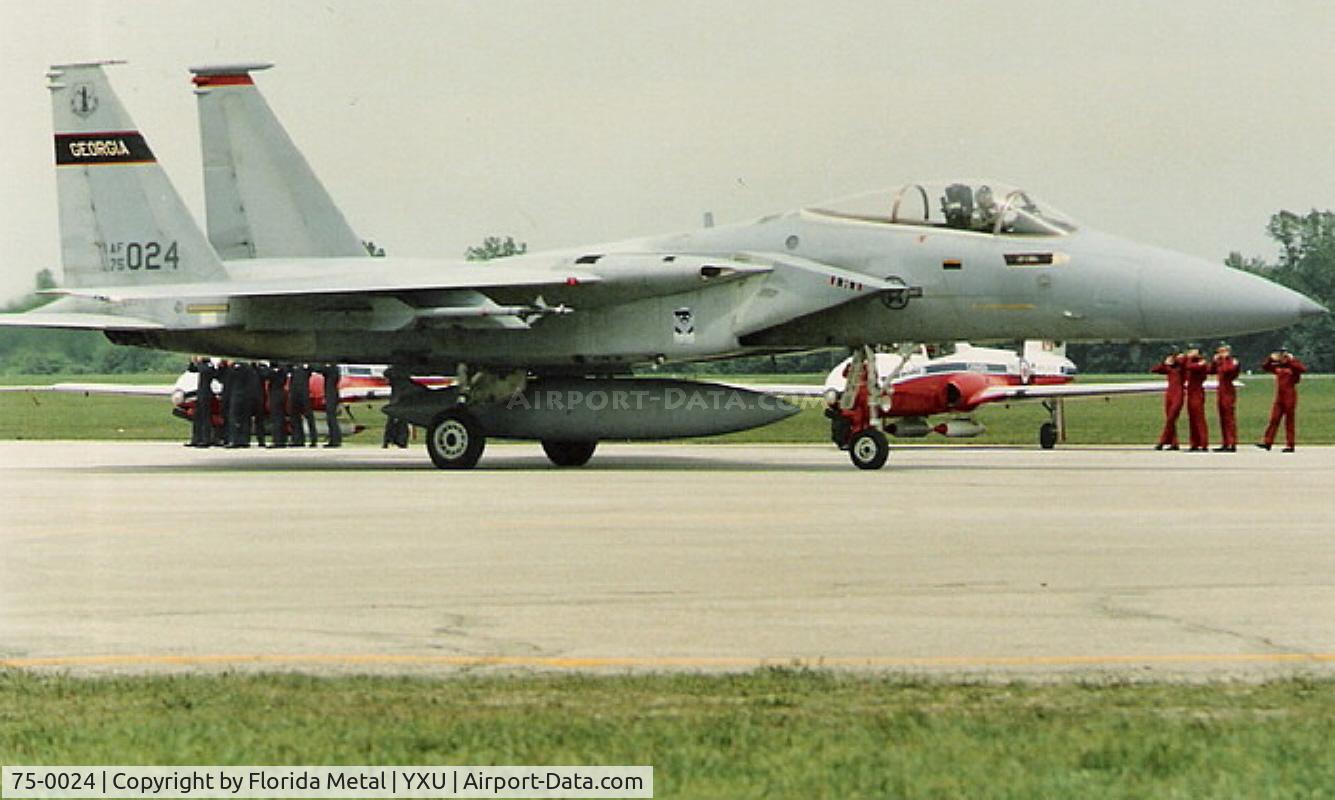 75-0024, 1975 McDonnell Douglas F-15A Eagle C/N 0120/A104, F-15