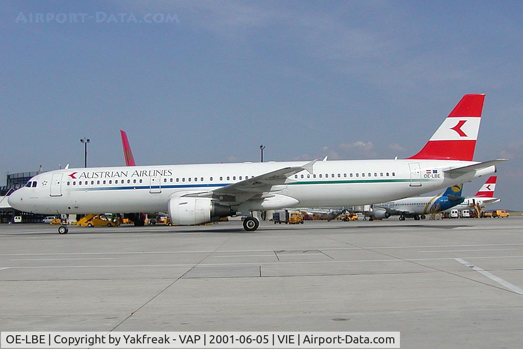 OE-LBE, 1998 Airbus A321-211 C/N 935, Austrian Airlines Airbus 321
