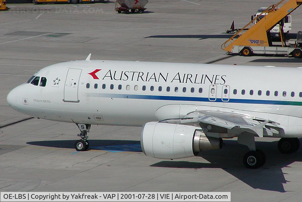 OE-LBS, 2000 Airbus A320-214 C/N 1189, Austrian Airlines Airbus 320