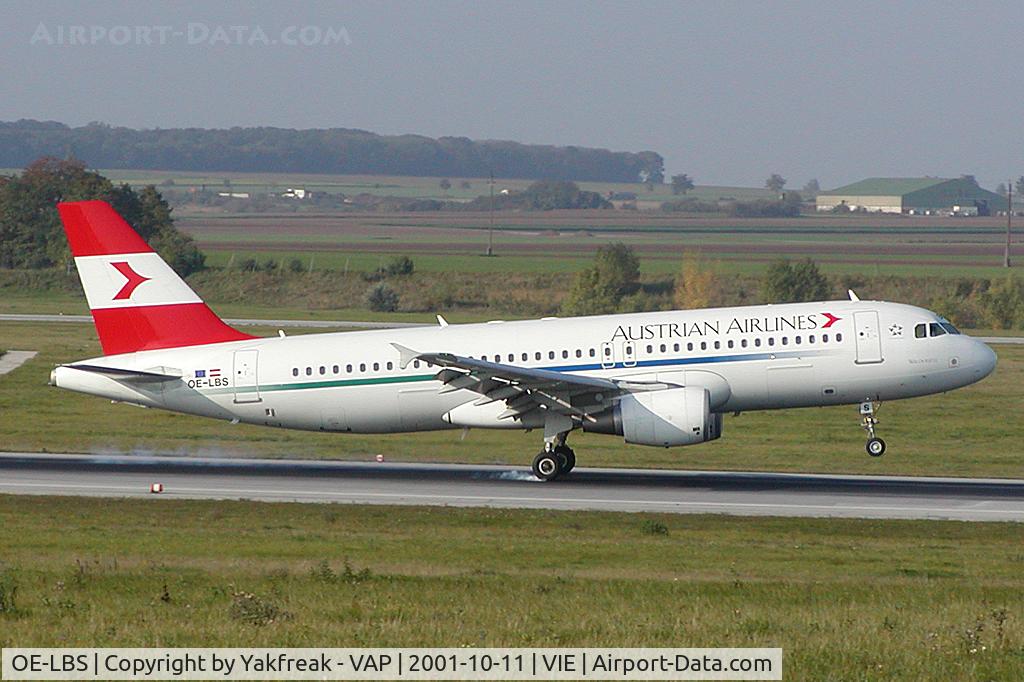 OE-LBS, 2000 Airbus A320-214 C/N 1189, Austrian Airlines Airbus 320