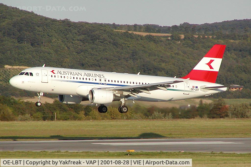 OE-LBT, 2000 Airbus A320-214 C/N 1387, Austrian Airlines Airbus 320