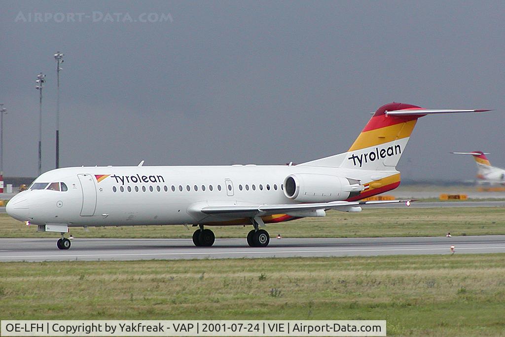 OE-LFH, 1995 Fokker 70 (F-28-0070) C/N 11554, Tyrolean Airways Fokker 70