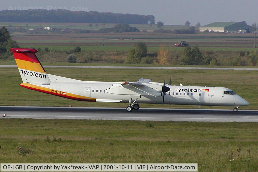 OE-LGB, 1999 De Havilland Canada DHC-8-402Q Dash 8 C/N 4015, Tyrolean Airways Dash 8-400