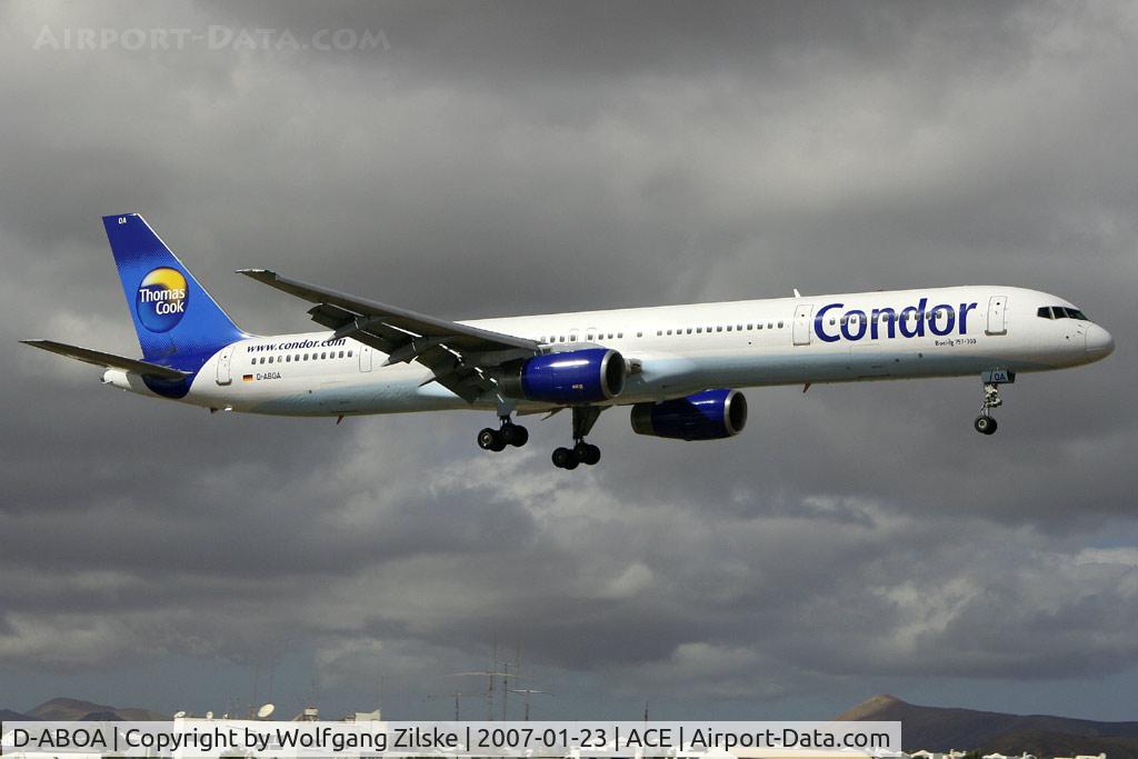 D-ABOA, 1998 Boeing 757-330 C/N 29016, visitor