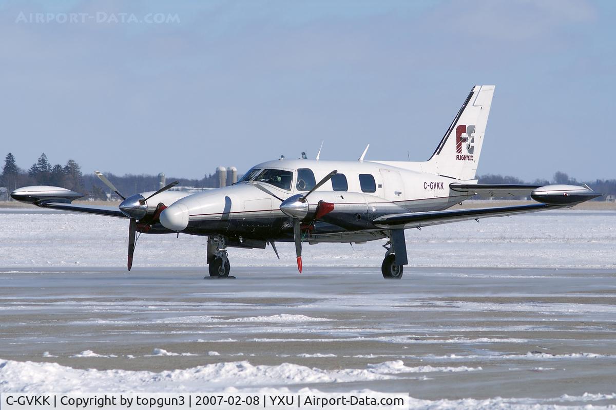 C-GVKK, 1978 Piper PA-31T-620 Cheyenne II C/N 31T-7820038, Parked at SHELL ramp.