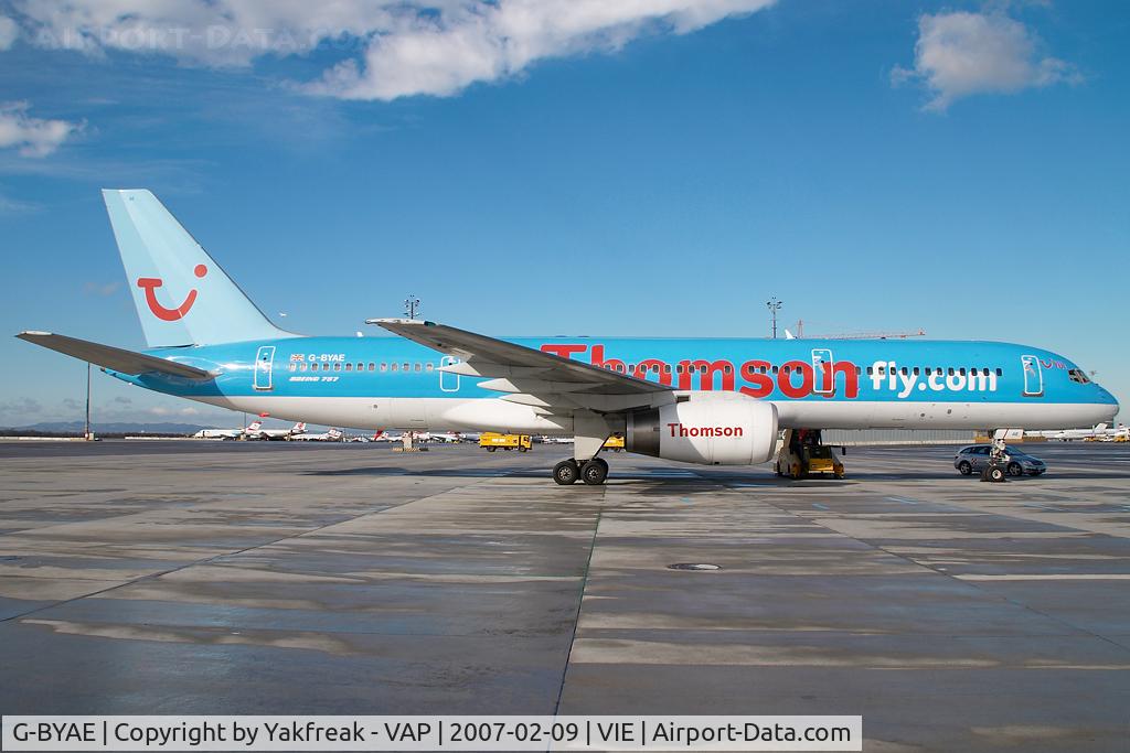 G-BYAE, 1992 Boeing 757-204 C/N 26964, Thomsonfly Boeing 757-200