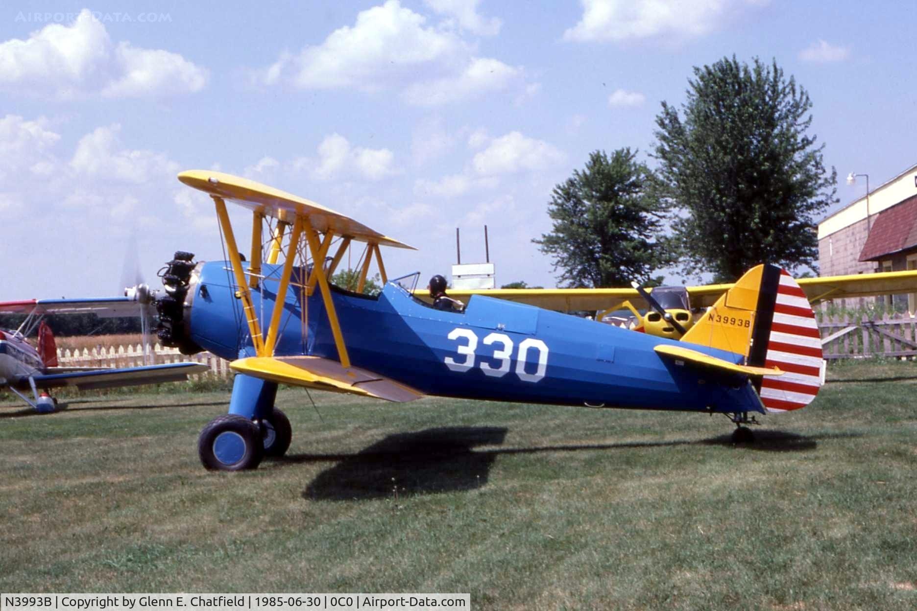N3993B, 1984 Boeing 75 C/N AR-30, Does anyone know the military serial?