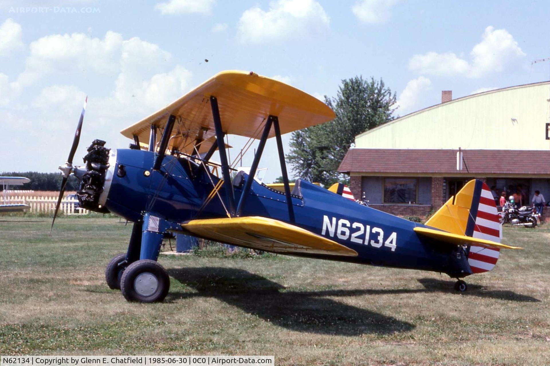 N62134, 1943 Boeing A75N1(PT17) C/N 75-3435, N2S-4 30004