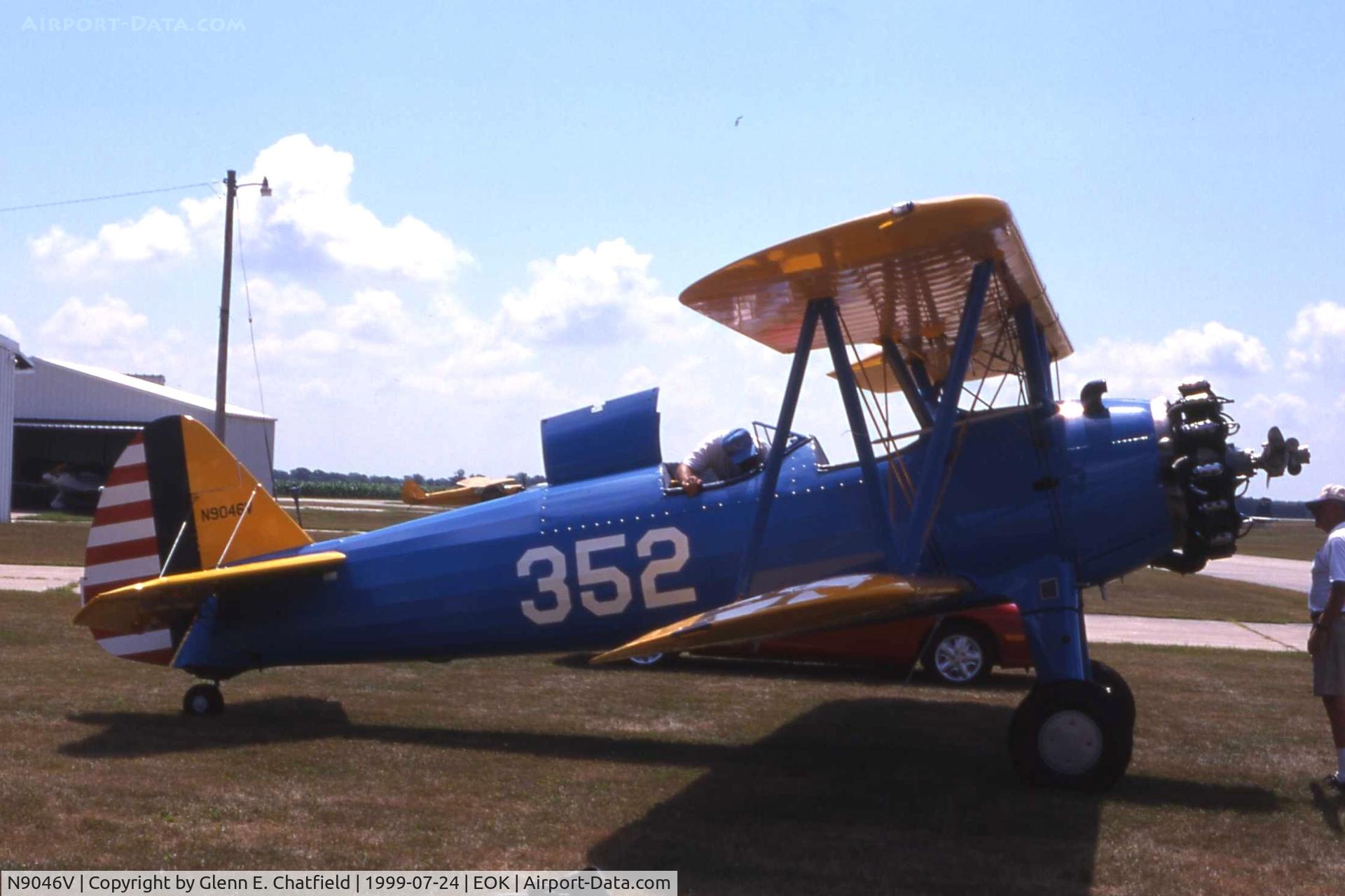 N9046V, Boeing A75N1 C/N 75-2040, At the liason bird fly in